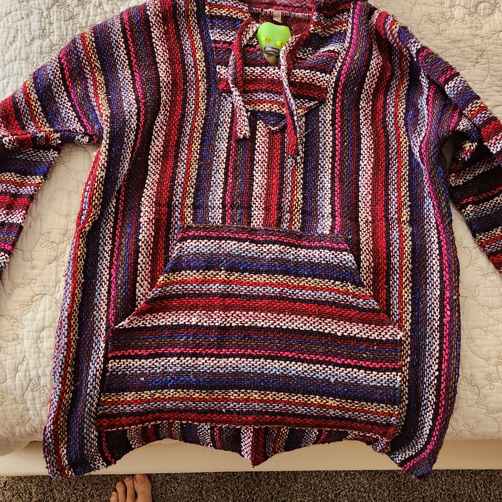 Colorful Striped Hoodie